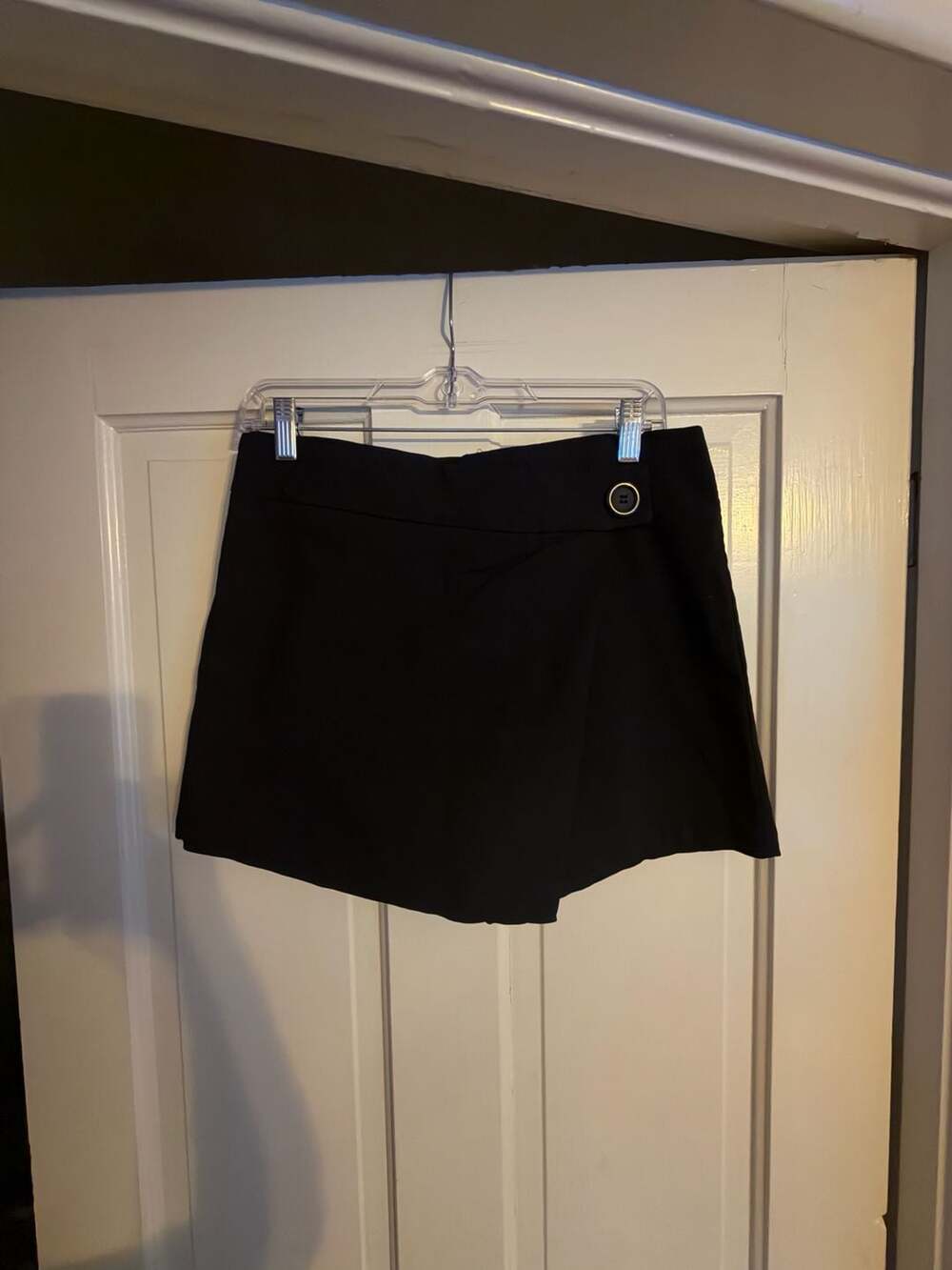 Joe Benbasset Black Button-Front Mini Skirt Size X-Large